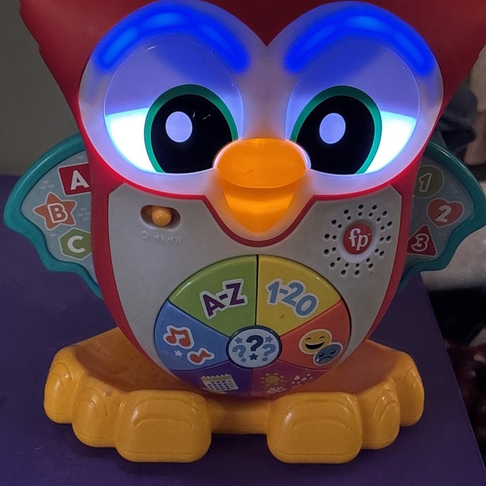 Fisher Price Laugh & Learn Smart Stages Owl Learning Toy ABC 123 Light Up - Picture 4 of 5